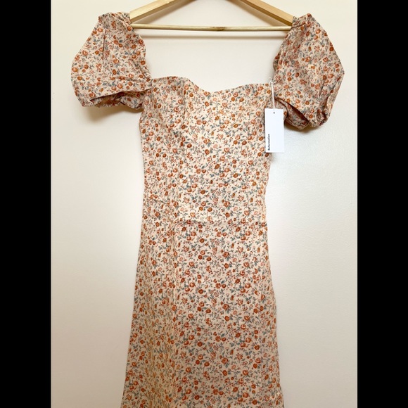 Reformation Denver linen Dress  fairy size 2 authentic - Picture 6 of 14
